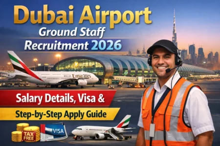 Dubai Airport Ground Staff Recruitment 2026 – Salary Details, Visa & Step-by-Step Apply Guide