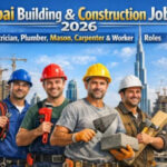 Dubai Building & Construction Jobs 2026 – Electrician, Plumber, Mason, Carpenter & Worker Roles