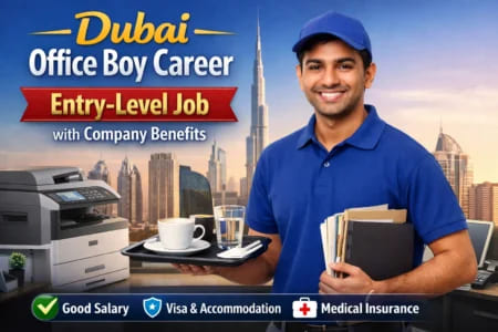 Dubai Office Boy Career – Entry-Level Job with Company Benefits