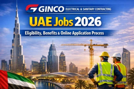 Ginco Electrical & Sanitary Contracting UAE Jobs 2026 – Detailed Guide with Salary, Eligibility, Benefits & Online Application Process