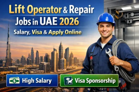 Lift Operator & Repair Jobs in UAE 2026 – Salary, Visa & Apply Online