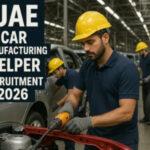 UAE Car Manufacturing Helper Recruitment 2026: Auto Plant & Office Jobs Open