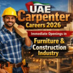 UAE Carpenter Careers 2026 – Immediate Openings in Furniture & Construction Industry