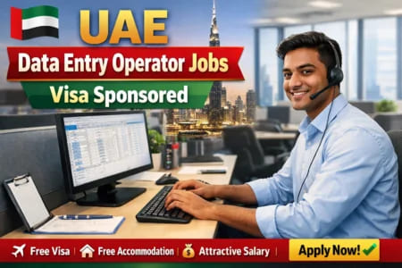 UAE Data Entry Jobs Apply Now – Visa Provided