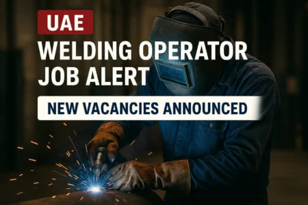 UAE Welding Operator Job Alert – New Vacancies Announced